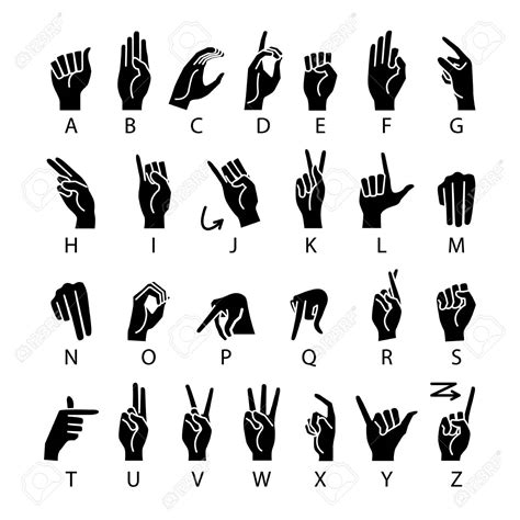 Using Sign Language Clip Art
