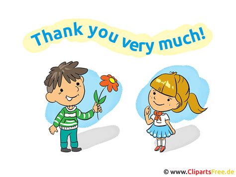 Thank You Images Cards Cartoons Cliparts