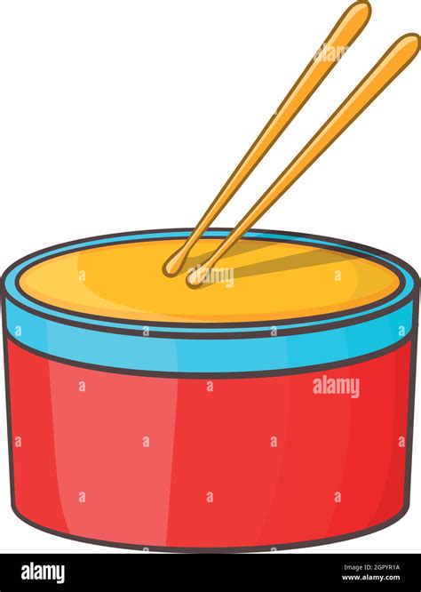 Drum Icon Cartoon Style Stock Vector Image And Art Alamy