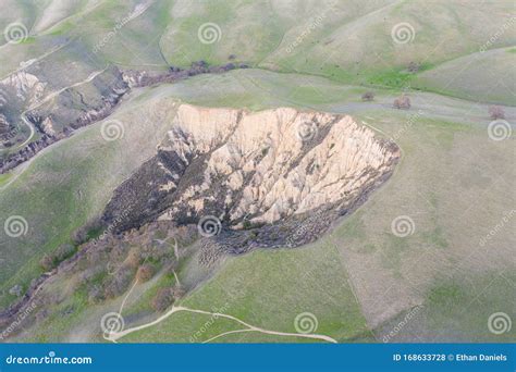 Aerial Of Erosion In California Hills Stock Photo Image Of Beautiful