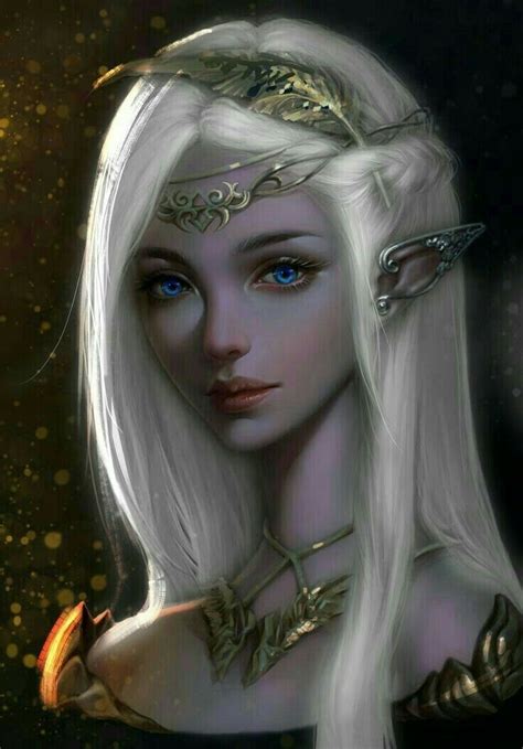Grey Elf Princess Elves Fantasy Fantasy Art Women Elf Art