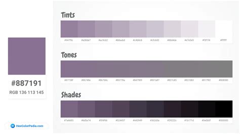 What Is The Color Of Greyish Purple Hexcolorpedia