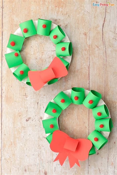 Paper Plate Christmas Wreath Craft Christmas Wreath Craft Christmas