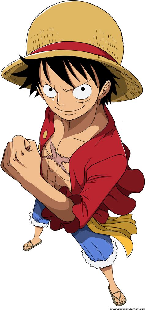 New World Luffy One Piece Vector Clipart Full Size
