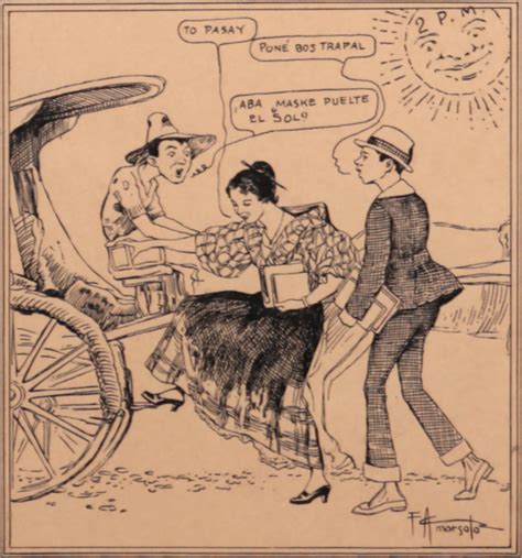 To Pasay F Amorsolos Cartoon From ~1910 1920s Sold At Auction