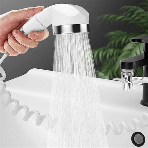 Faucet Handheld Shower Head Spray Hose Set For Kitchen Sink Bath Tub Washing Hair Wash Shower