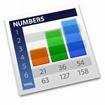 Numbers Icon Icons Ico Iwork Application Slanted
