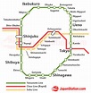 JR Yamanote Line for Harajuku, Shibuya, Shinagawa, Tokyo, Akihabara ...