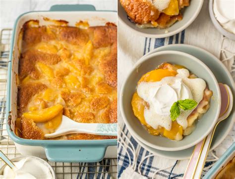 Mix together in mixing bowl flour, sugar, baking powder, and milk. Peach Cobbler Recipe With Canned Peaches - The Best and ...