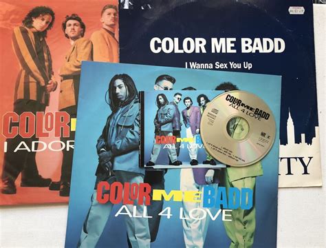 Color Me Badd I Wanna Sex You Up All 4 Love With Cd I Adore 3 X
