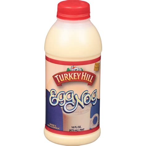 Turkey Hill Egg Nog 16 Fl Oz Bottle Shop Foodtown