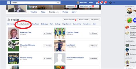 Check Recently Added Friends On Facebook Account