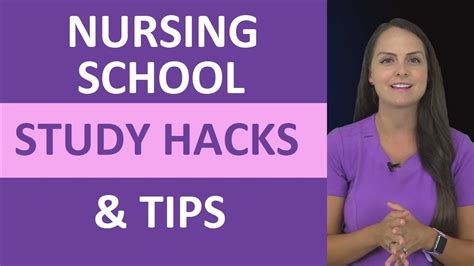 Nursing School Study Tips And Hacks How To Study Efficiently In Nursing