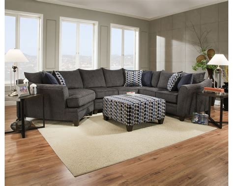 Overstock Furniture Albany Slate Big Sectional Living Room