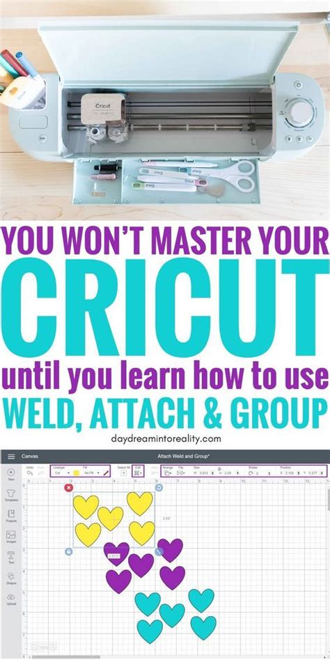 What Does Group Slice Combine Attach Flatten Contour Mean In Cricut