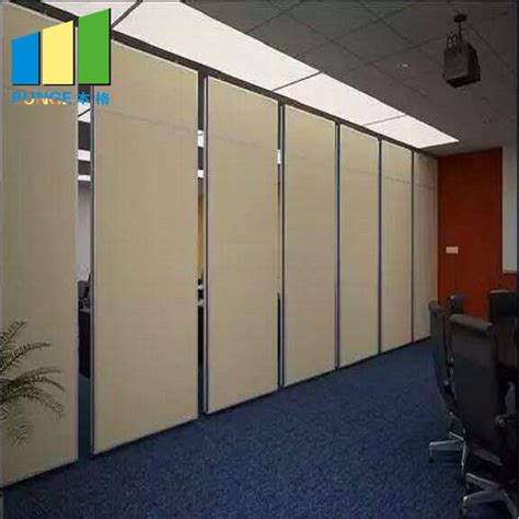 Ceiling Mounted Wooden Operable Acoustic Folding Partition Walls