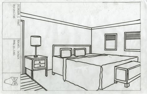 Pin On Bedroom Perspective Drawings