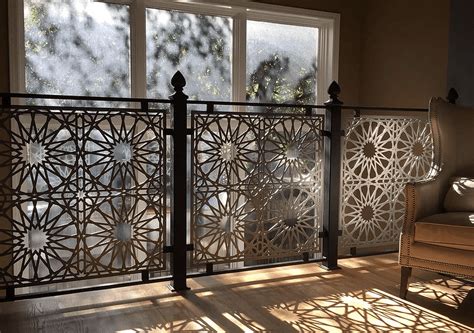 Decorative Metal Railing Panels Shelly Lighting