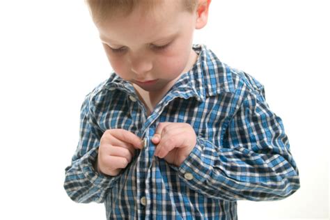 Child Getting Dressed Stock Photo - Download Image Now - iStock