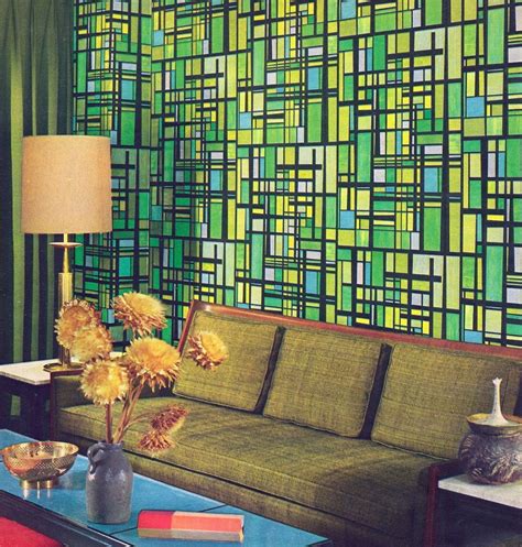 That Wallpaper Makes Me Dizzy Living Room Design From The Home