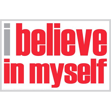 I Believe In Myself Poster Ism0021p Inspired Minds