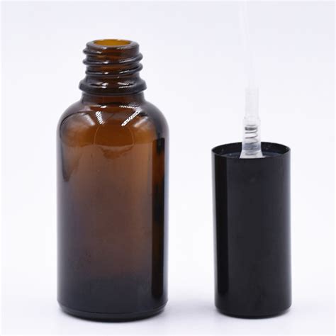 High End 30 Ml Black Frosted Essential Oil Bottle Glass Essential Oil