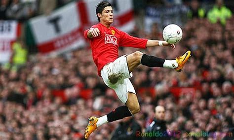 Cristiano Ronaldo Jump Cristiano Ronaldo High Jump To Control A Ball