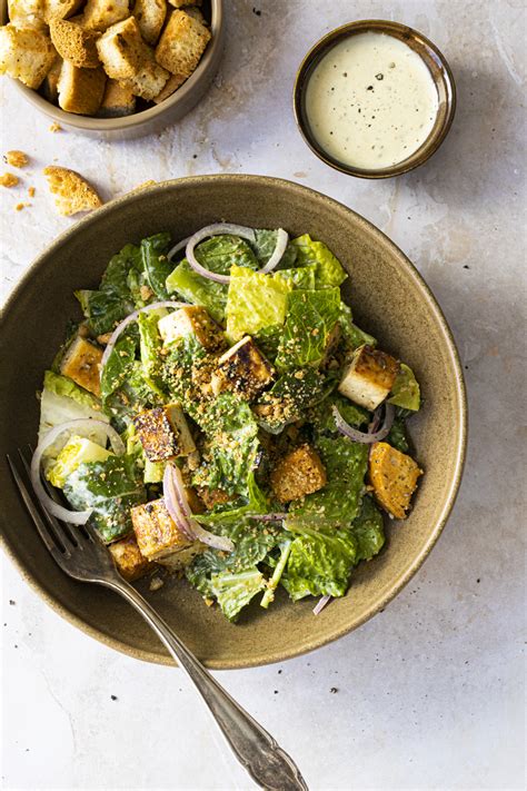 Salade César végé au tofu épicé K pour Katrine