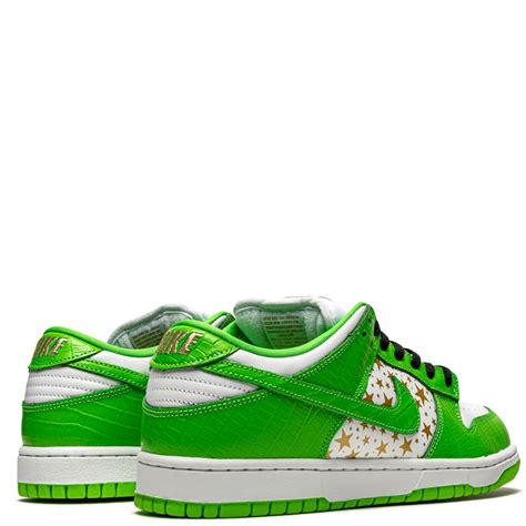 Nike X Supreme Sb Dunk Low Stars Mean Green Snooze Store