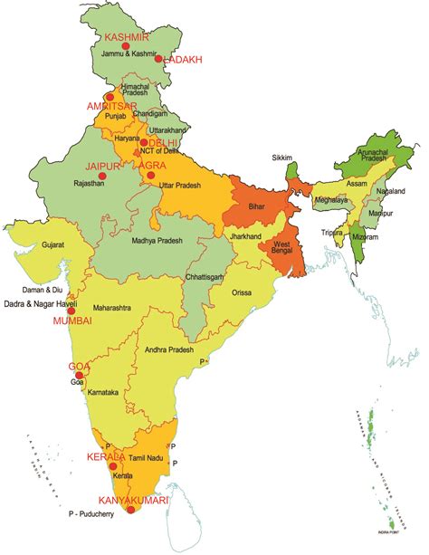 Tourist Places In India Map Birthday Wishes For Best Friend