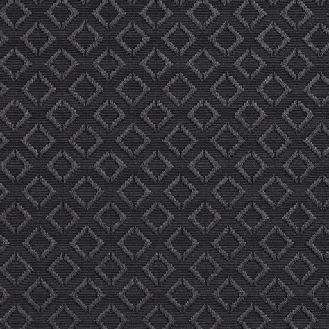 Black Decorative Small Raised Diamond Brocade Jacquard Upholstery Fabric