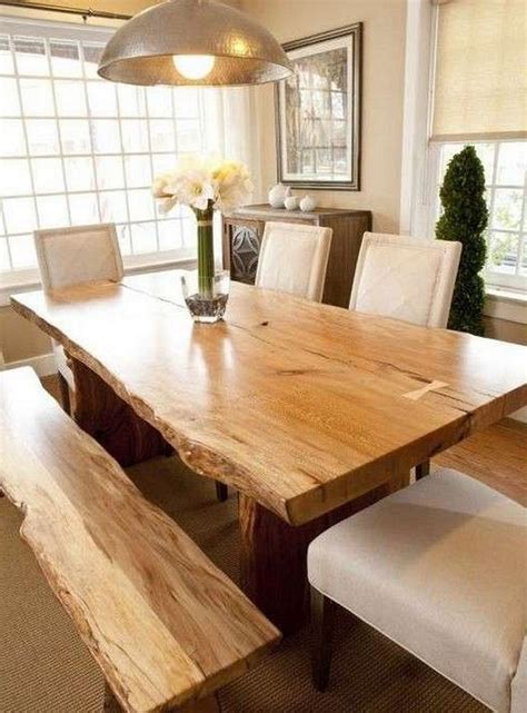 24 Stunning Natural Wooden Table Designs You Can Add To Your