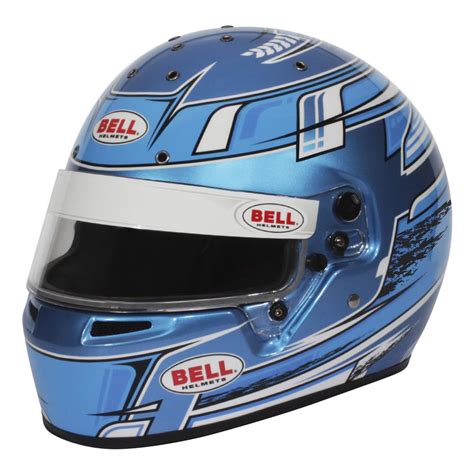 Bell Kc7 Cmr Full Face Kart Karting Helmet In Blue From Merlin Motorsport