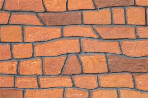 Closeup Surface Brick Pattern At Beautiful Brick Wall Textured