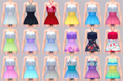 My Sims 4 Blog Swimsuits By Manueapinny