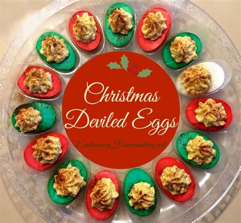 Arent These Christmas Deviled Eggs Cute I Have To Make These This