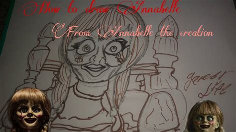 How To Draw Annabelle Youtube