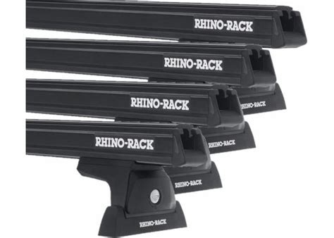 Rhino Rack Ja8936 Heavy Duty Bars Black Rlt600 4 Bar System Roof Rack