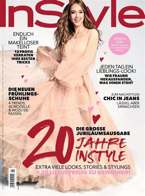 Jessica Alba Covers Instyle Stylish Starlets