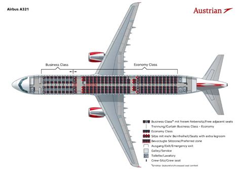 Austrian Airlines Airbus A321 Seating Plan Airlines Airbus Fleet