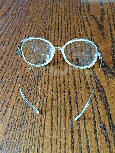 vintage woman s eyeglasses large round ebay