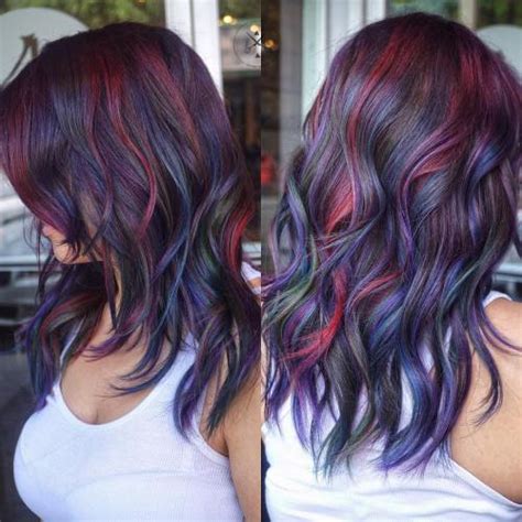 If your curls are soft then you can go for this voluminous hairstyle. 20 Most Popular Violet Hair Color Ideas 2019 - Hairstyles ...