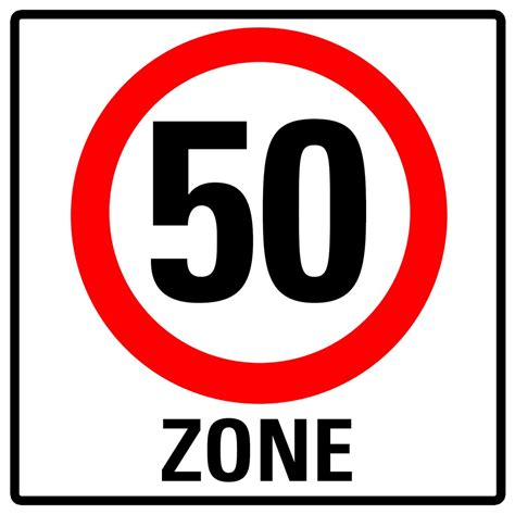 Geschenkideen für männer und frauen zum 60. Einladung zum 50. Geburtstag: Verkehrsschild 50 Zone ...