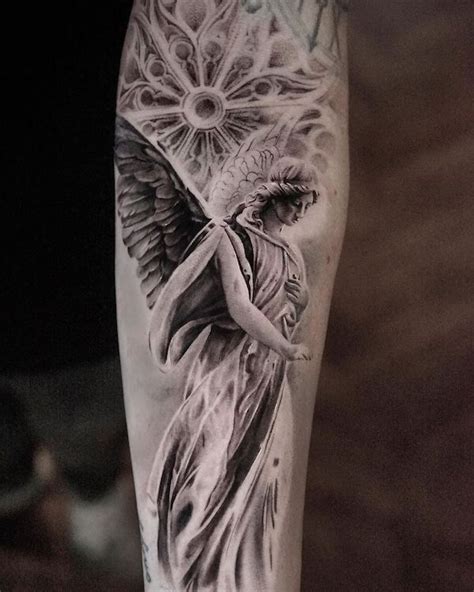 60 Holy Angel Tattoo Designs Art And Design Angel Tattoo For Women