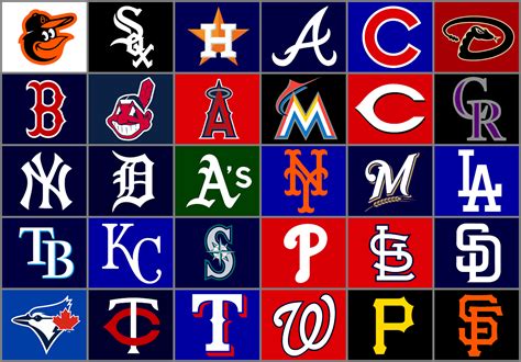 30 Major League Baseball Teams