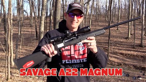 Savage A22 Magnum Rifle Review Youtube