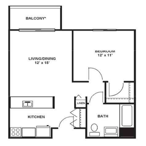 600 Sq Ft Apartment Floor Plan Indianapolis Indiana