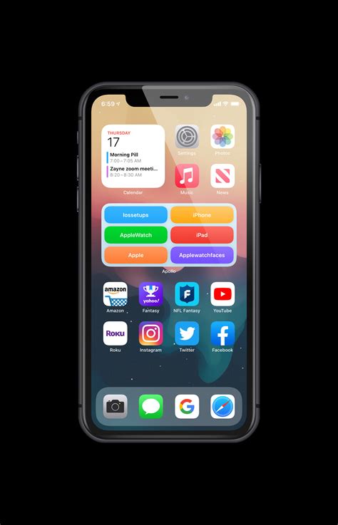 My Official Ios 14 Home Screen Setup Iossetups