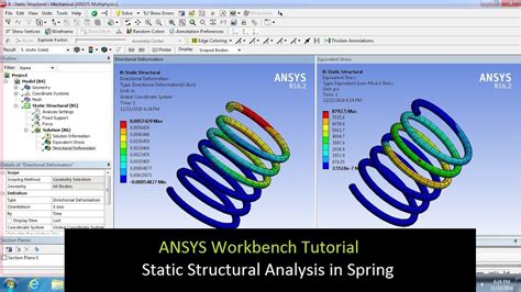 Ansys Workbench Tutorial Static Structural Analysis Parametric My Xxx Hot Girl