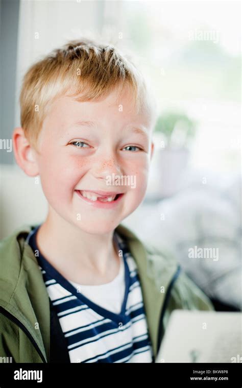 Very Happy Boy Stock Photo Alamy